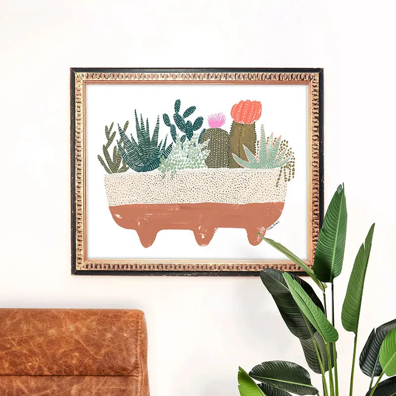 1pc Green Botanical Leaves Interior Art Print Houseplants Nature Indoors Canvas Wall Home Decor Calming Poster Foliage and Plant